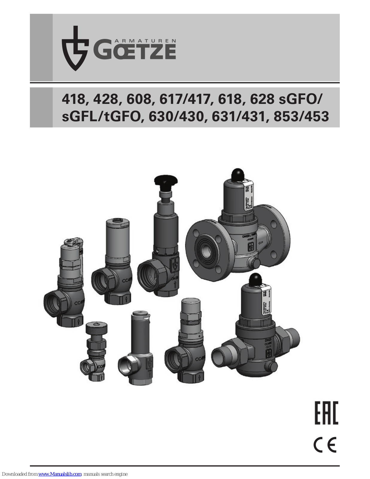 Goetze 617/417, 418, 630/430, 618 tGFO, 631/431 Assembly And Maintenance Instructions