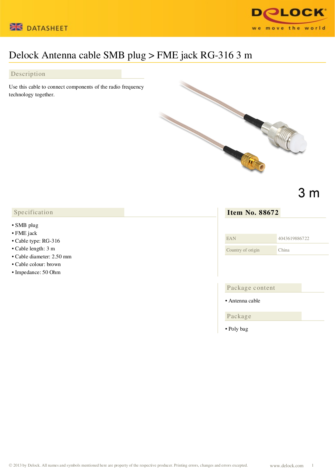 DeLOCK 88672 User Manual