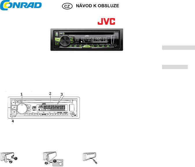 JVC KD-R469E User manual