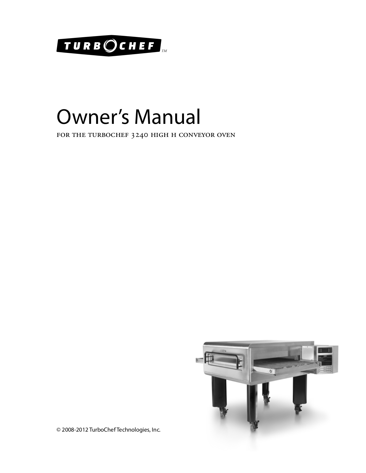 Turbochef HHC-3240 Installation Manual