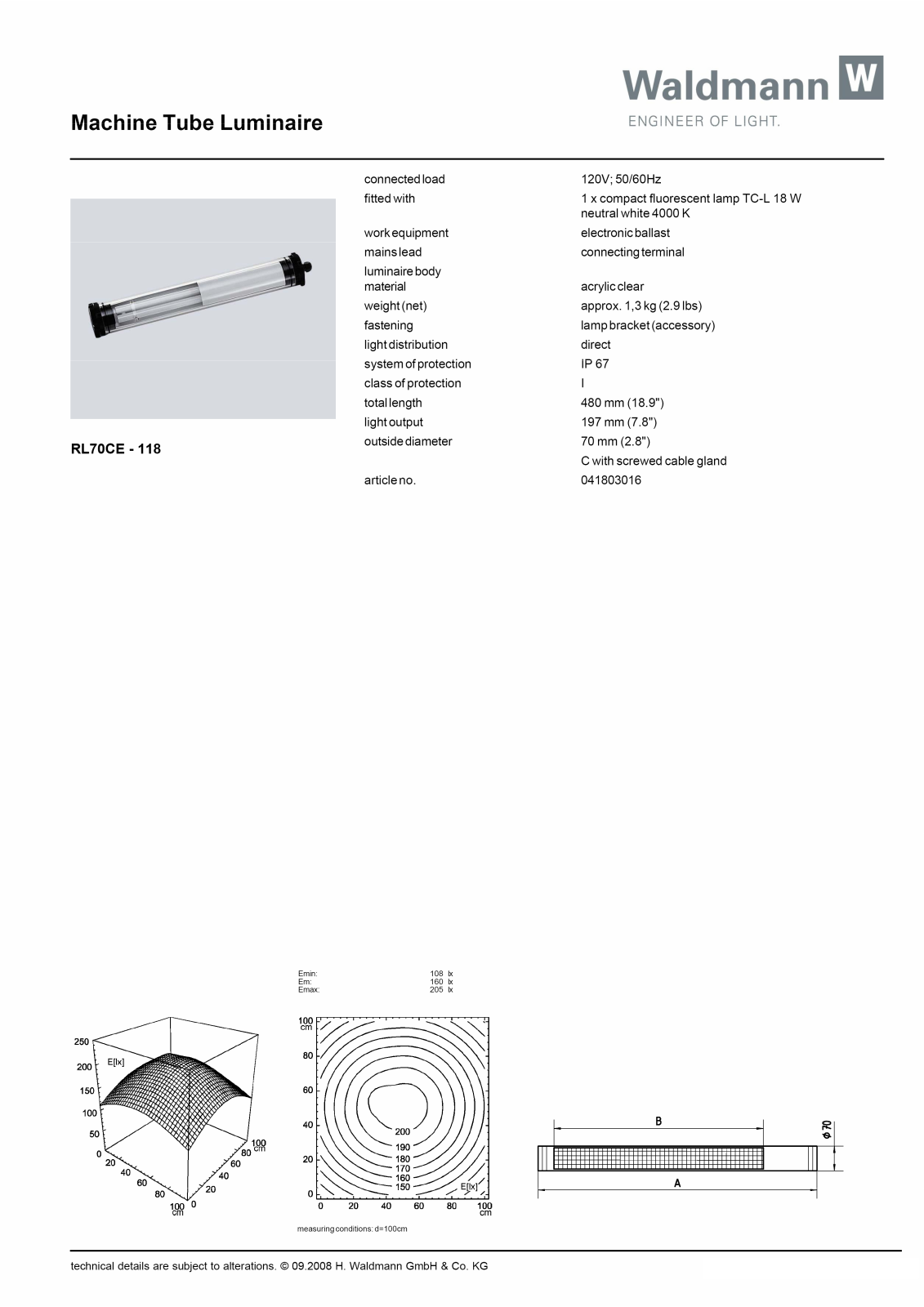 Waldmann 041803016 Information guide