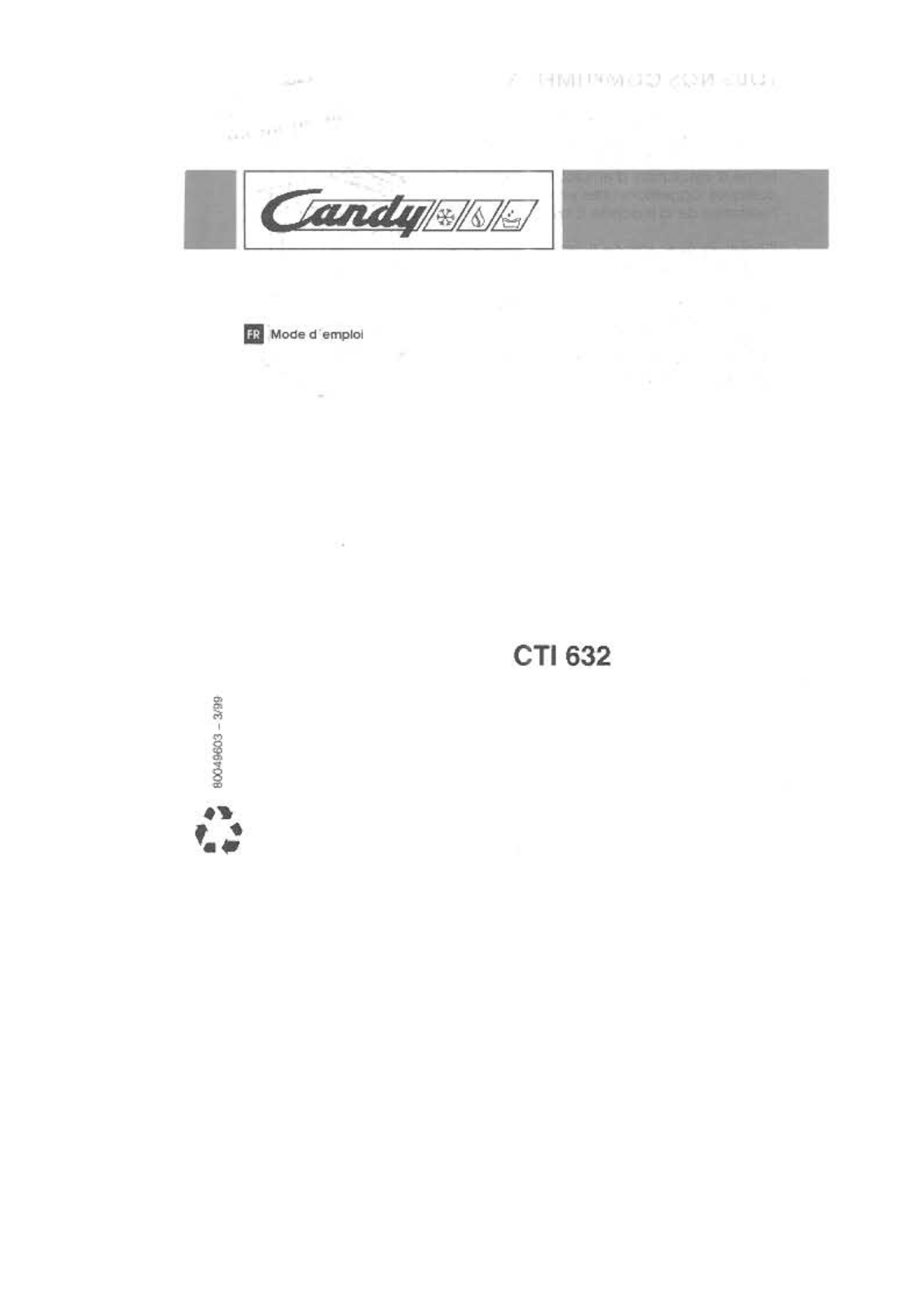 Candy CTI 632 User Manual