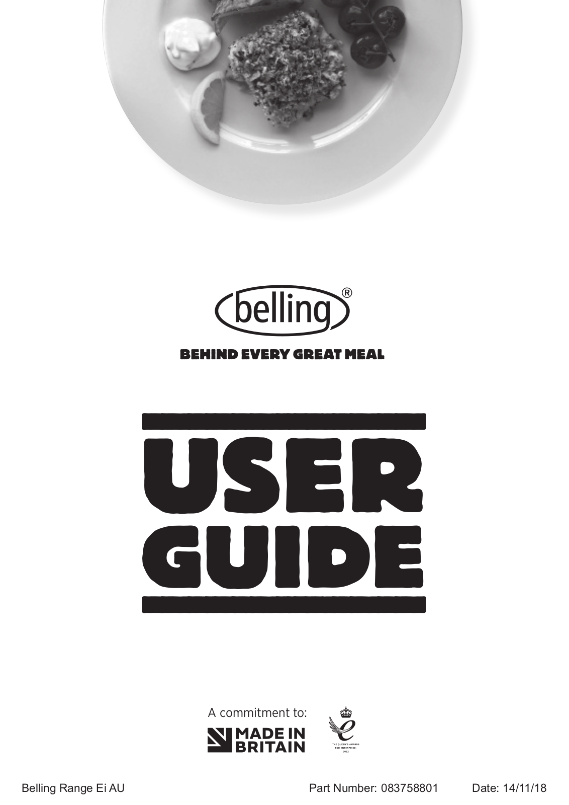 Belling 900Ei, 1100Ei User Manual