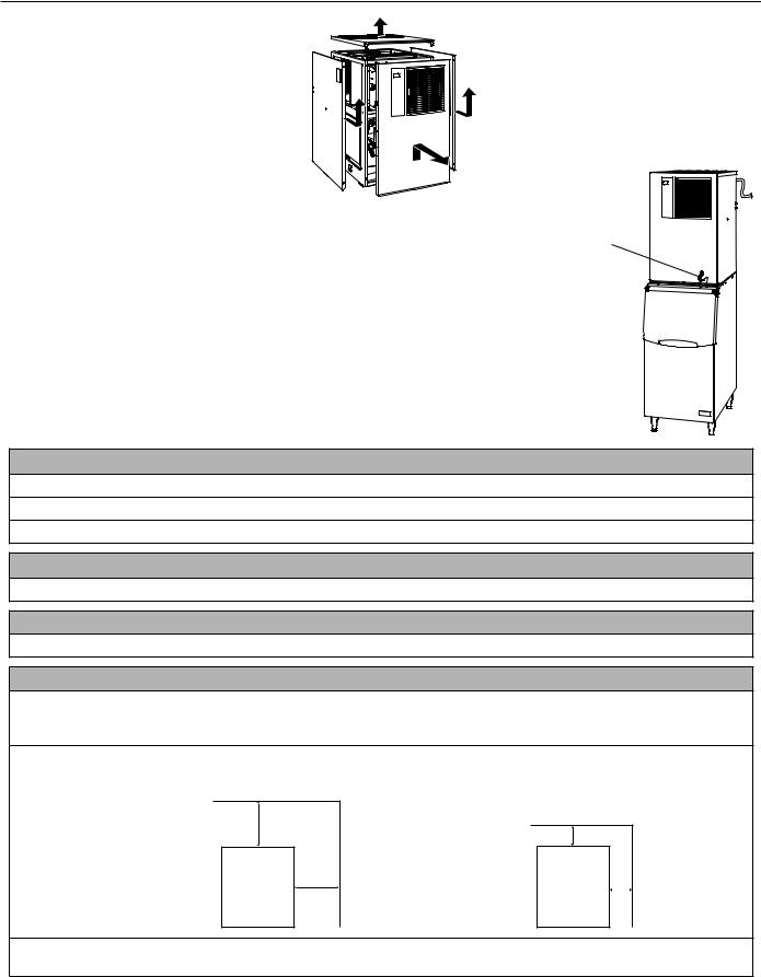 Hoshizaki IM-240AWNE, IM-240ANE INSTALLATION MANUAL