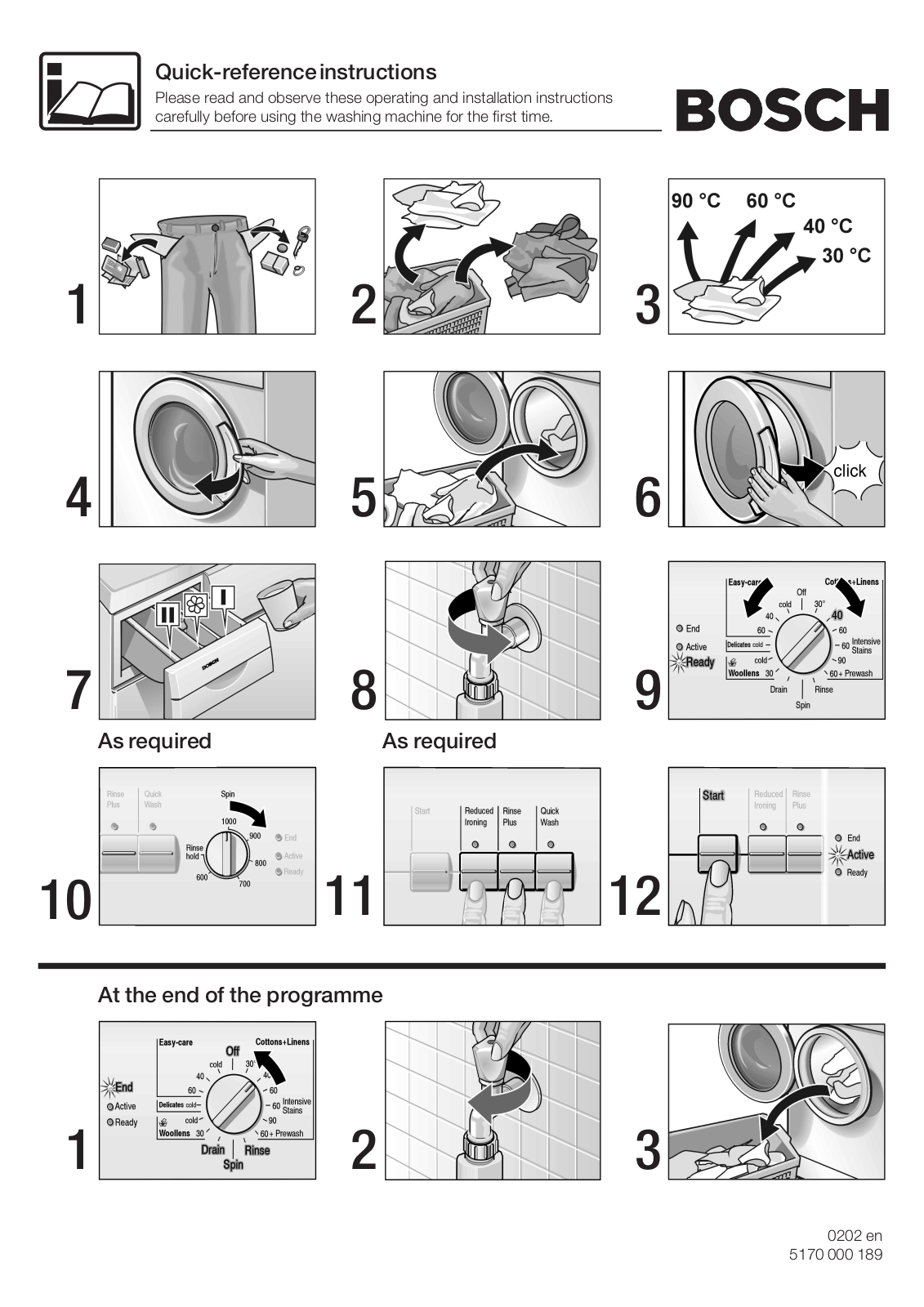 Bosch WFL1880AU, WFL2400AU, WFL1800AU User Manual