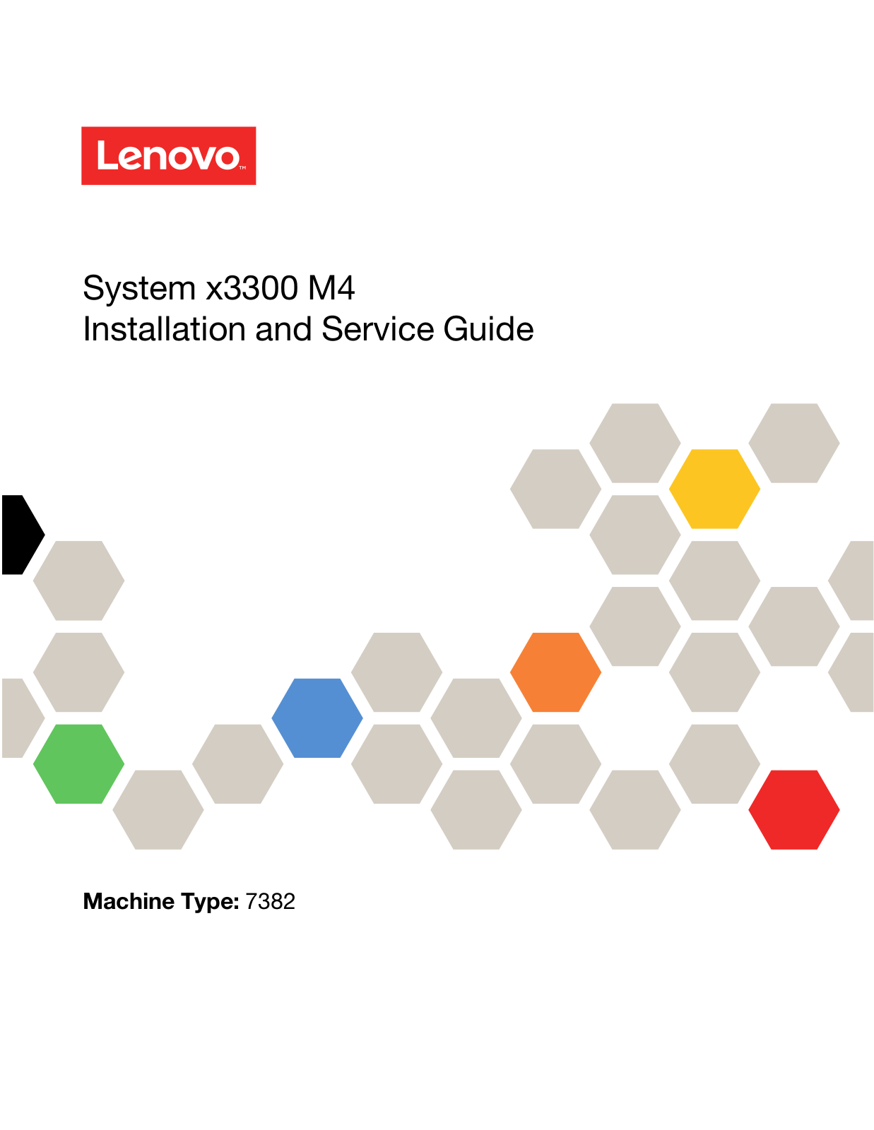 Lenovo x3300 M4 7382 Installation And Service Manual