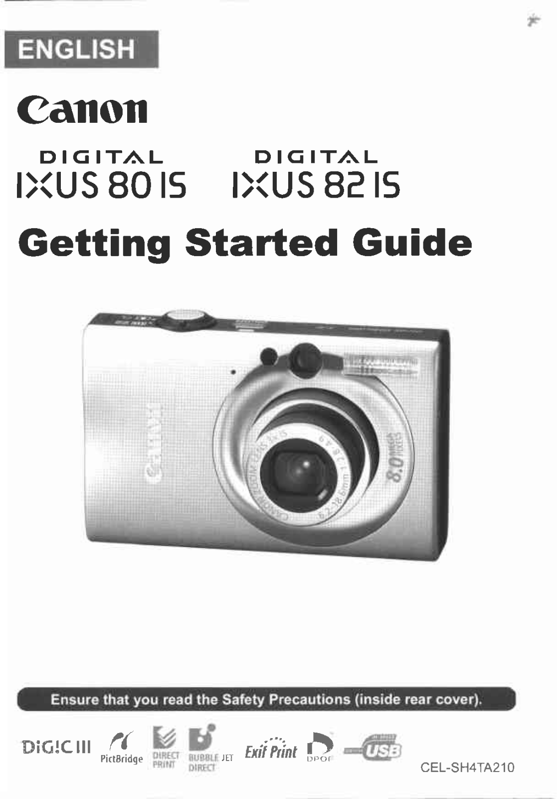 Canon 8015, 8215 User Manual