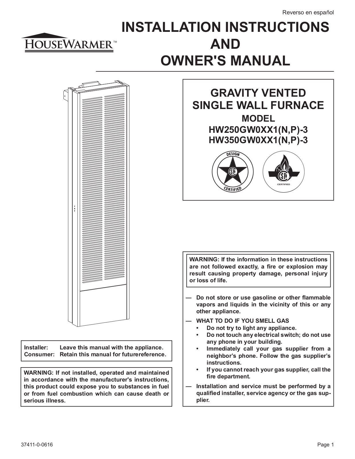 Empire Hw350 Owner's Manual