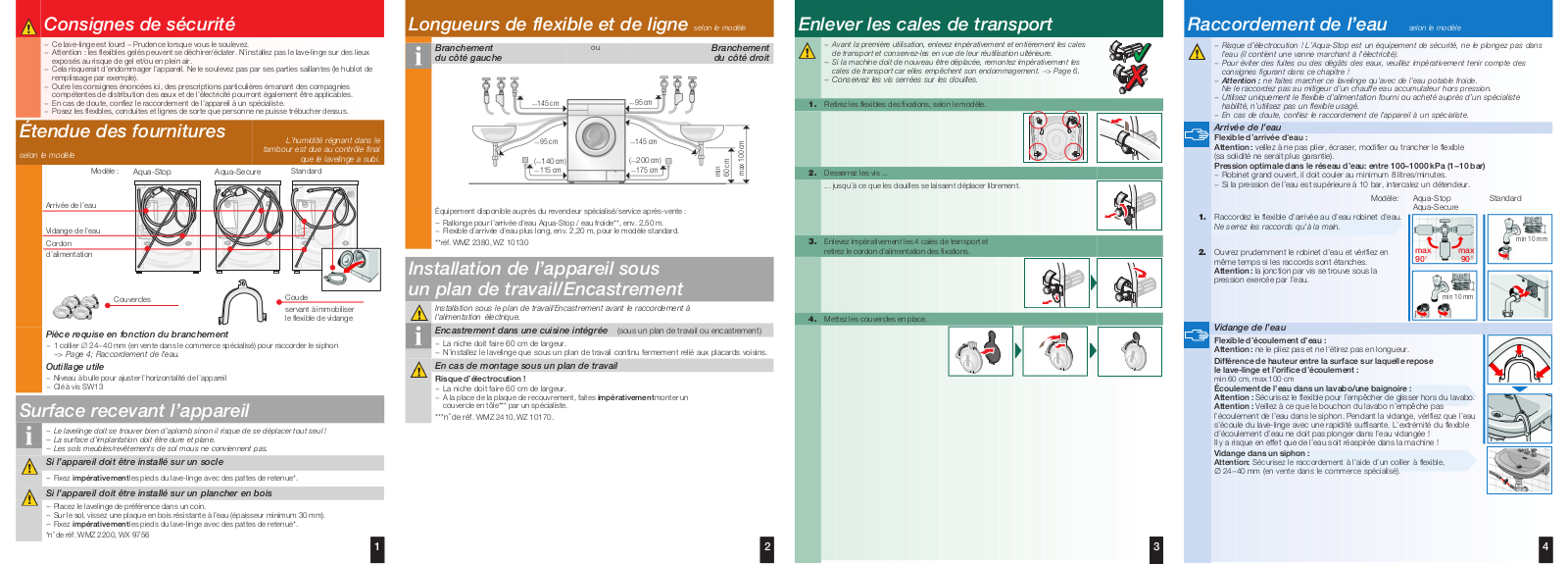 SIEMENS WS12X460FF User Manual