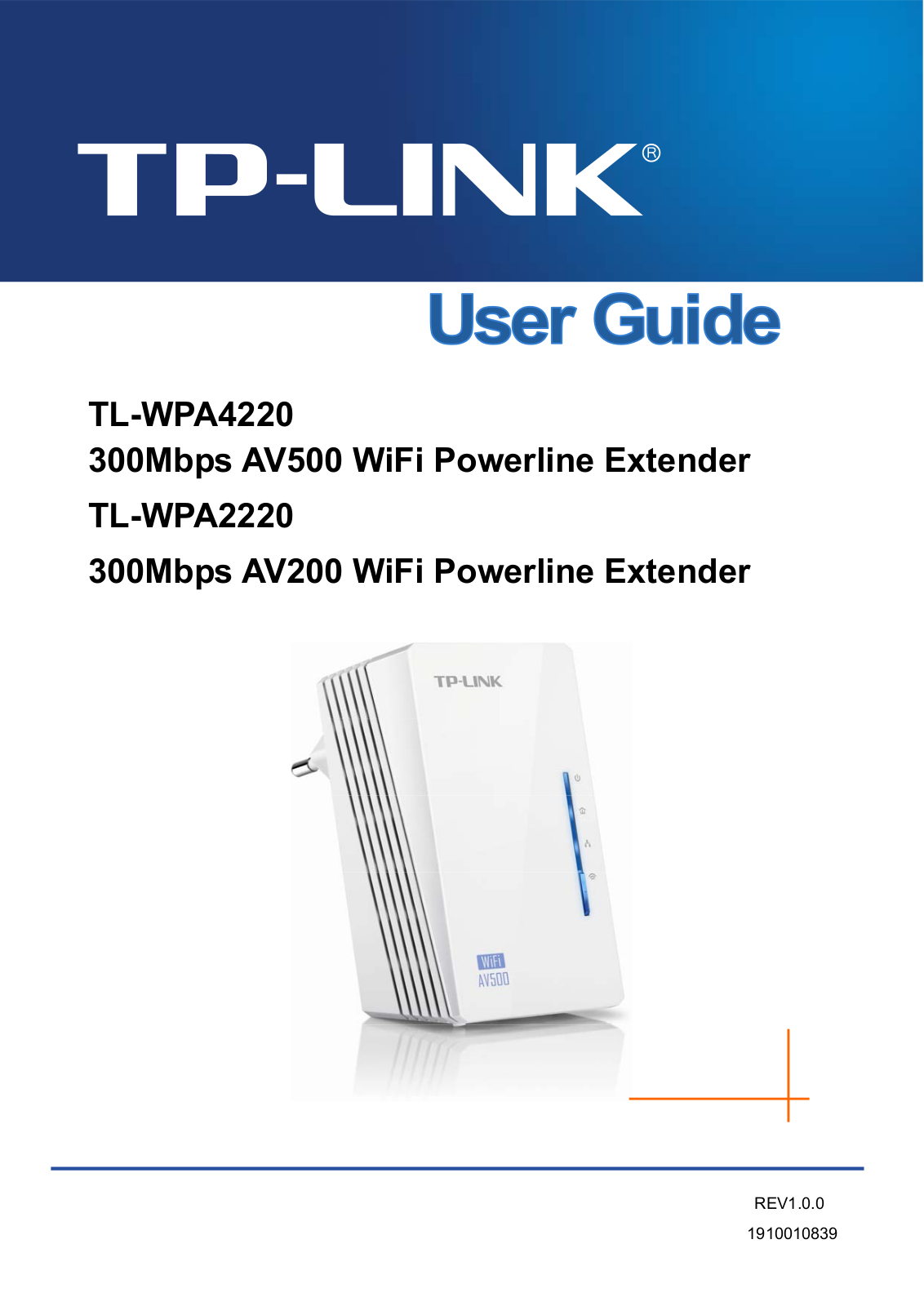TP-Link TL-WPA4220, TL-WPA2220 User Manual