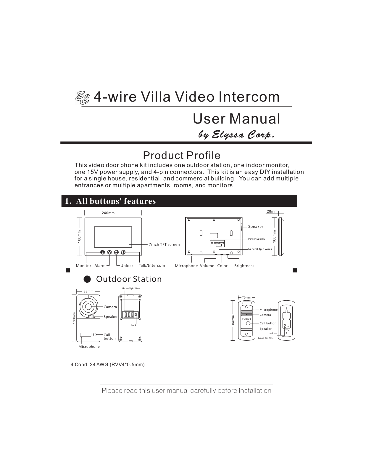 Elyssa ECVI-700K User Manual - ManualMachine.com