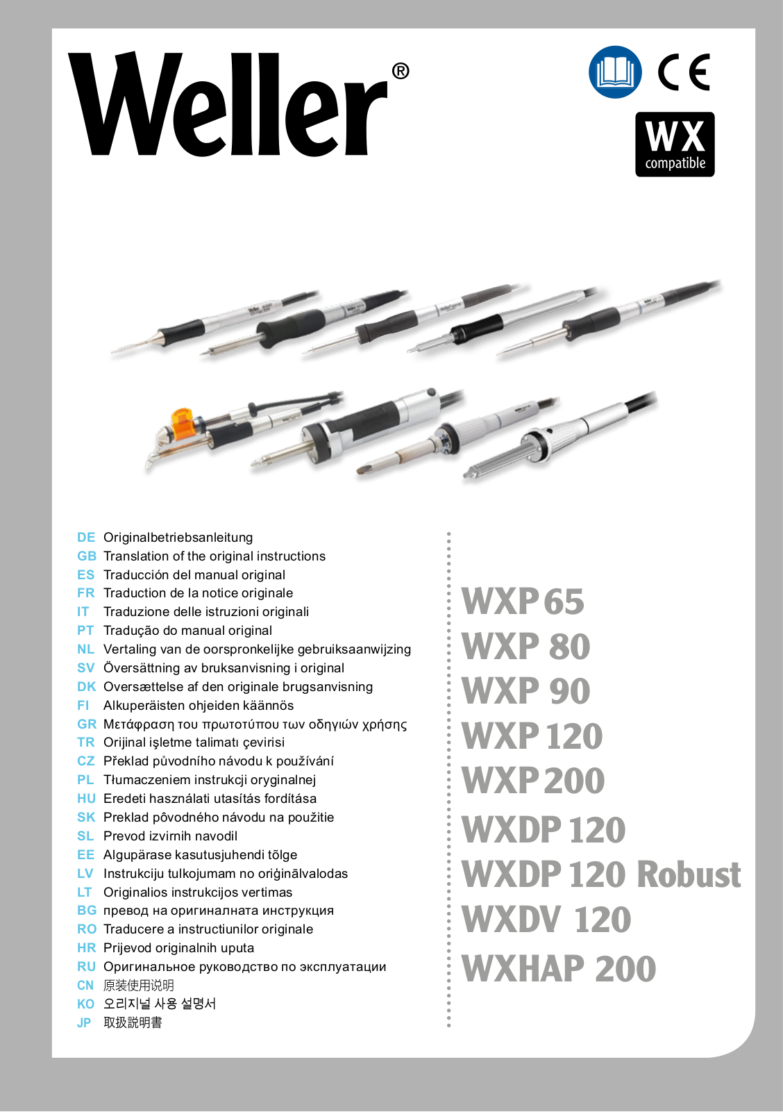 Weller WXP 200 User Manual