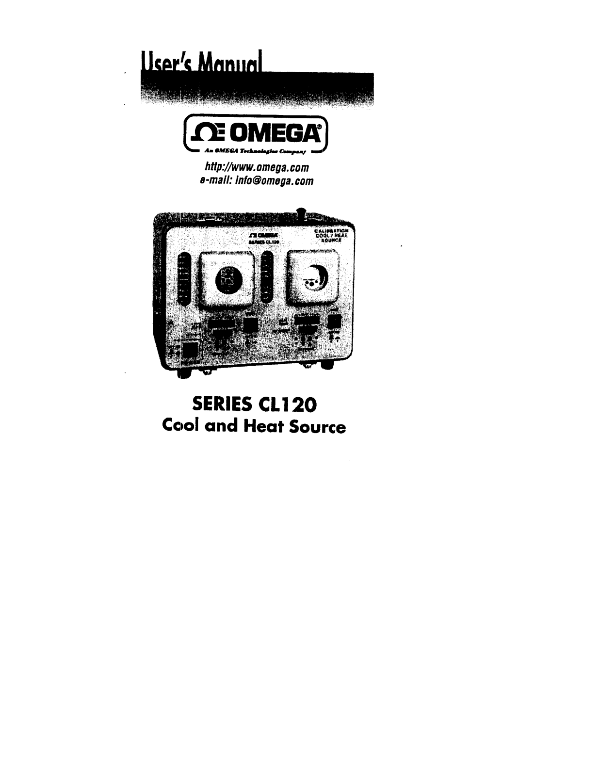 Omega Products CL120 Installation  Manual