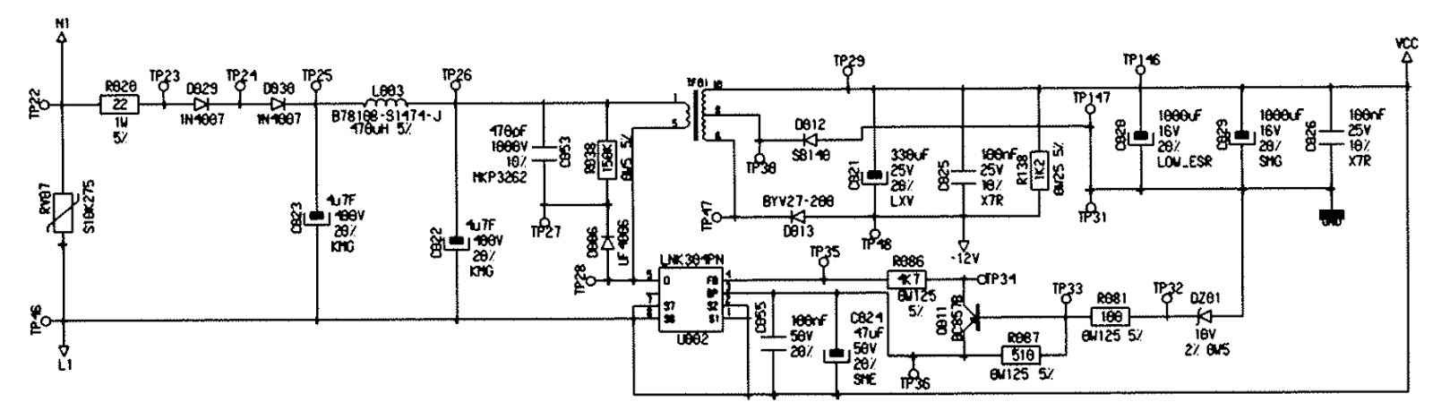 Whirlpool L1373, L1790, L1799, L2158, L2524 Schematic