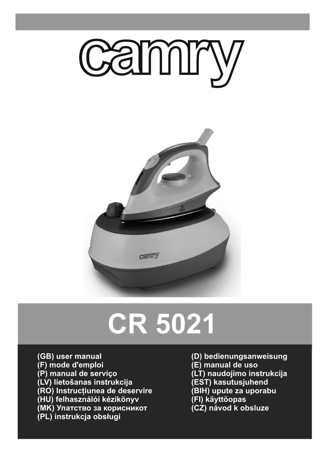 Camry CR 5021 User Manual