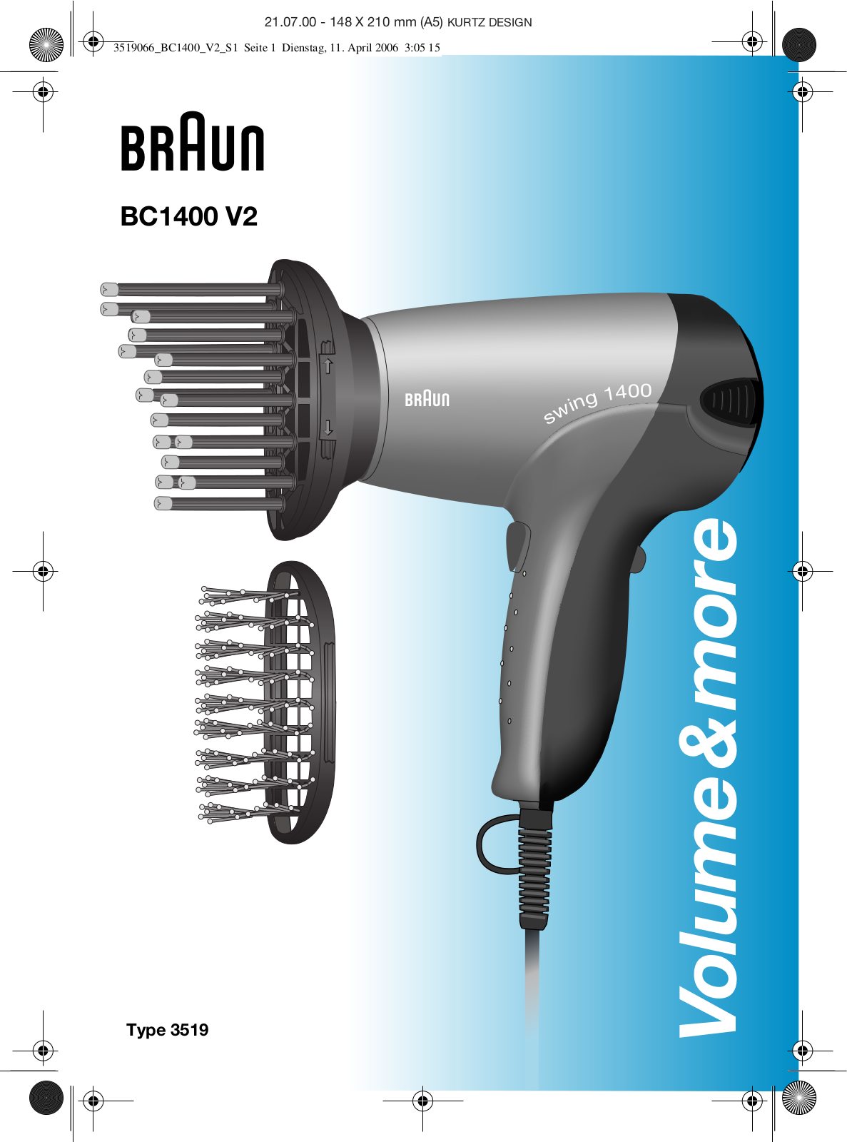 Braun BC1400 V2 User Manual