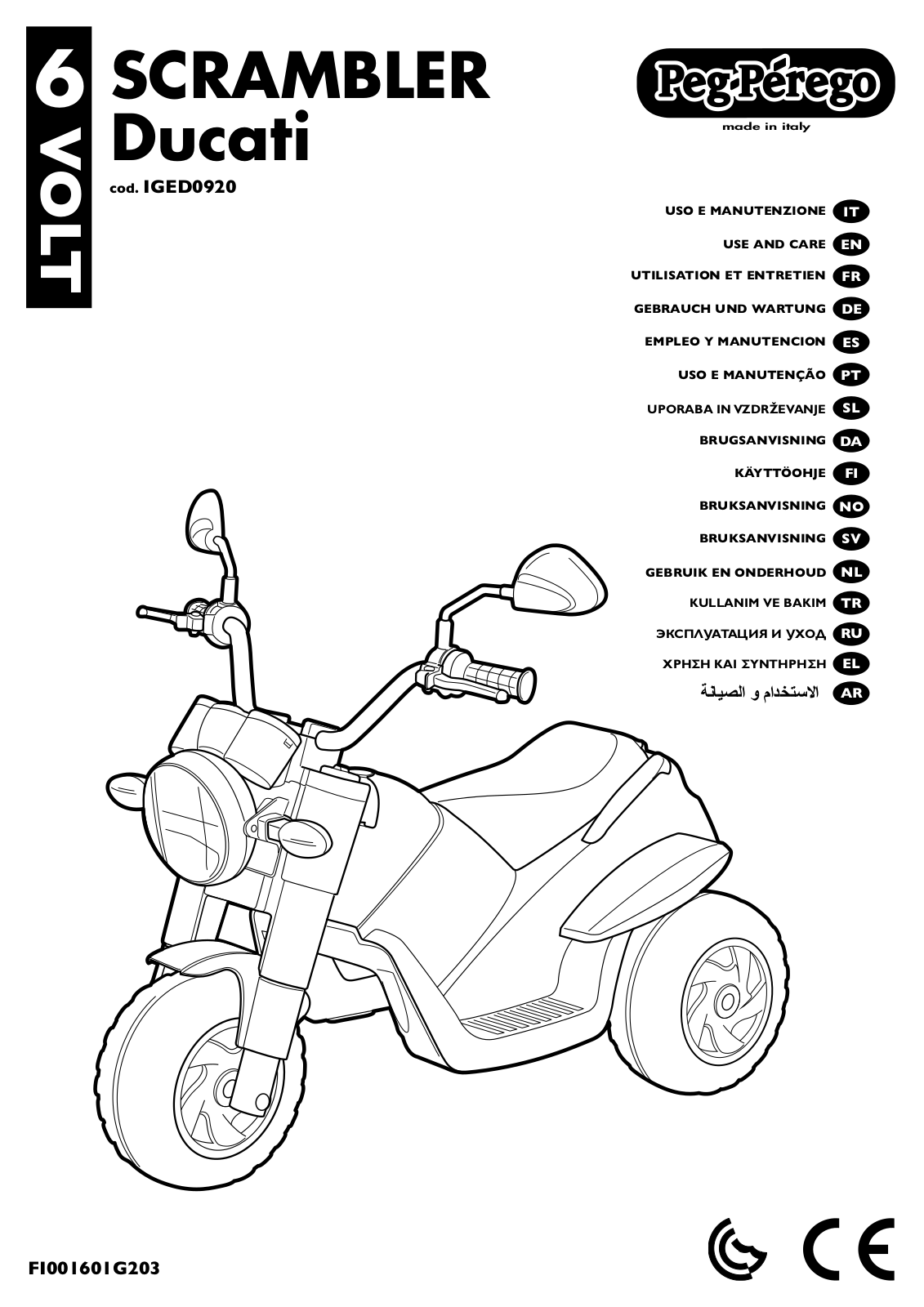 Peg-Perego Scrambler User Manual