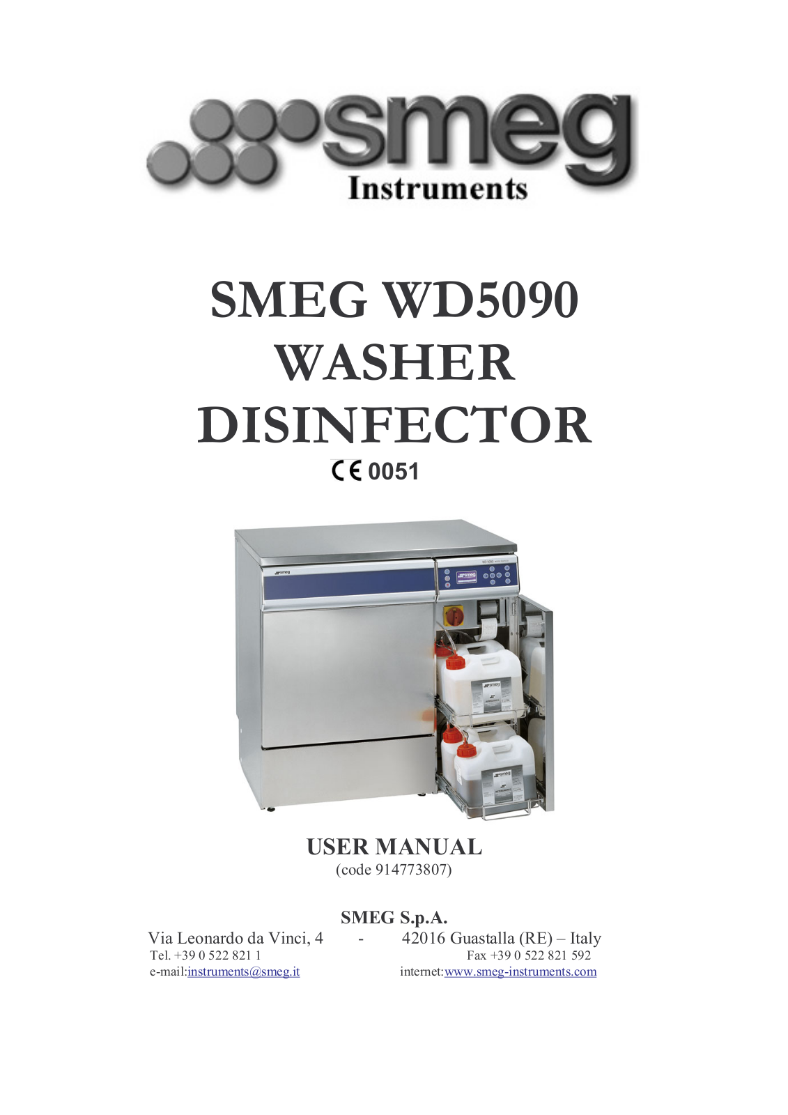 Smeg WD5090 User Manual