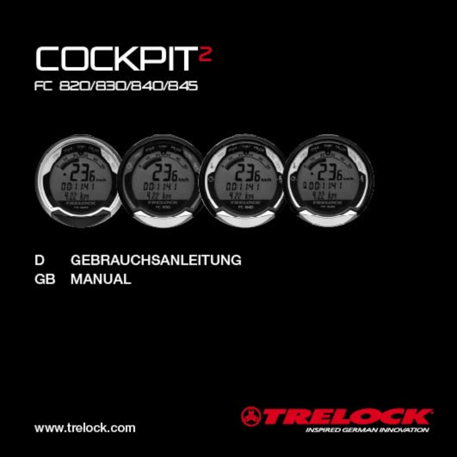 Trelock FC 820, FC 830, FC 840, FC 845 User guide