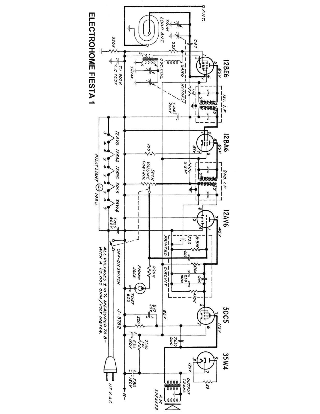 ElectroHome Fiesta1 Schematic - ManualMachine.com