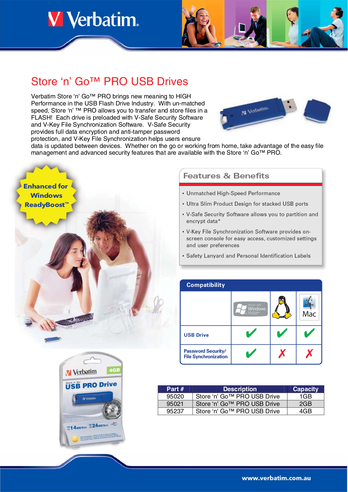 Verbatim 95021, 95020, 95237 User Manual - ManualMachine.com
