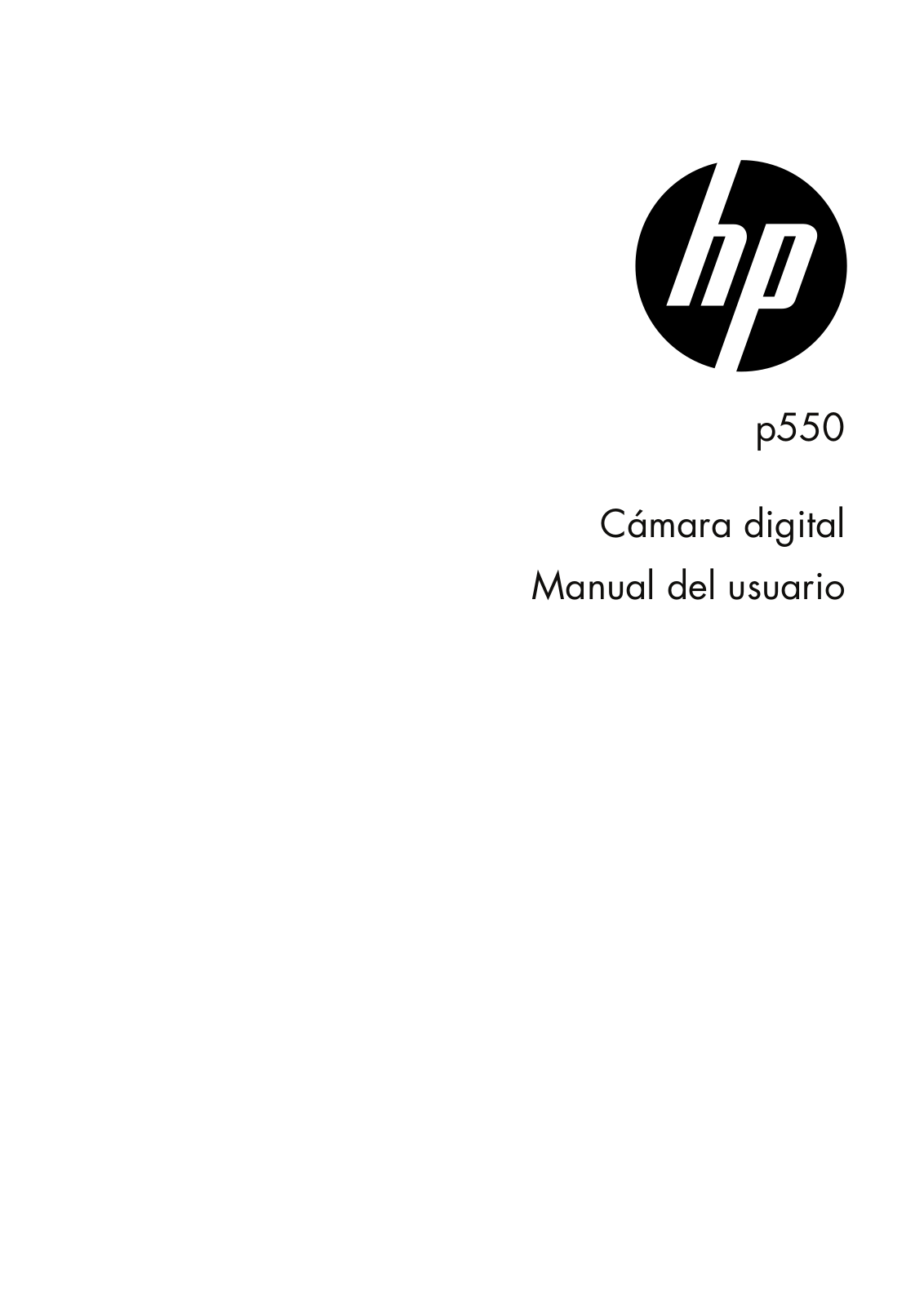 Hewlett-Packard P-550 User Manual