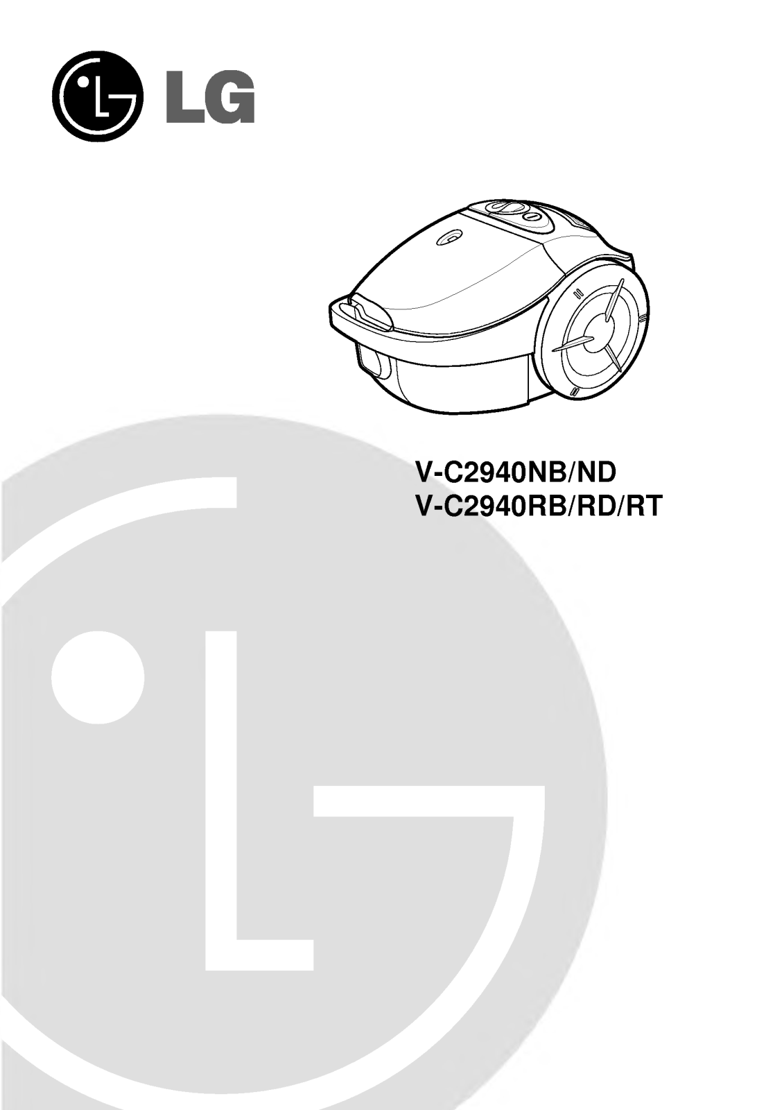 LG V-C2950RD User Manual