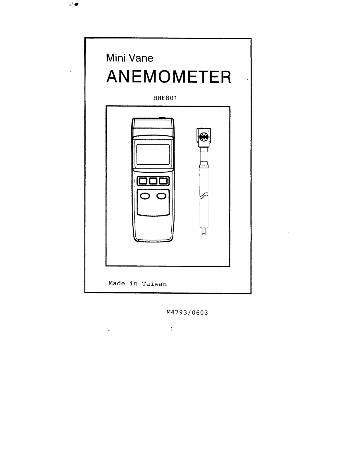 Omega HHF801 User guide - ManualMachine.com