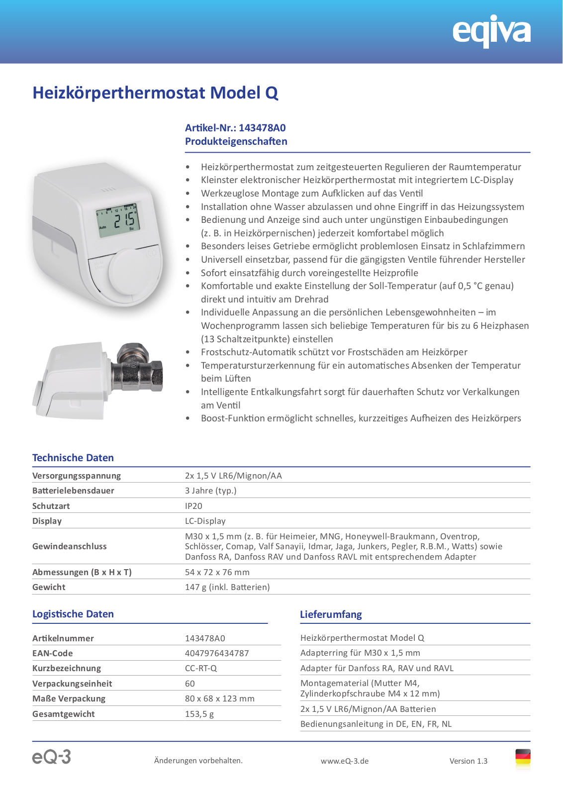 Homematic 143478A0 User Manual