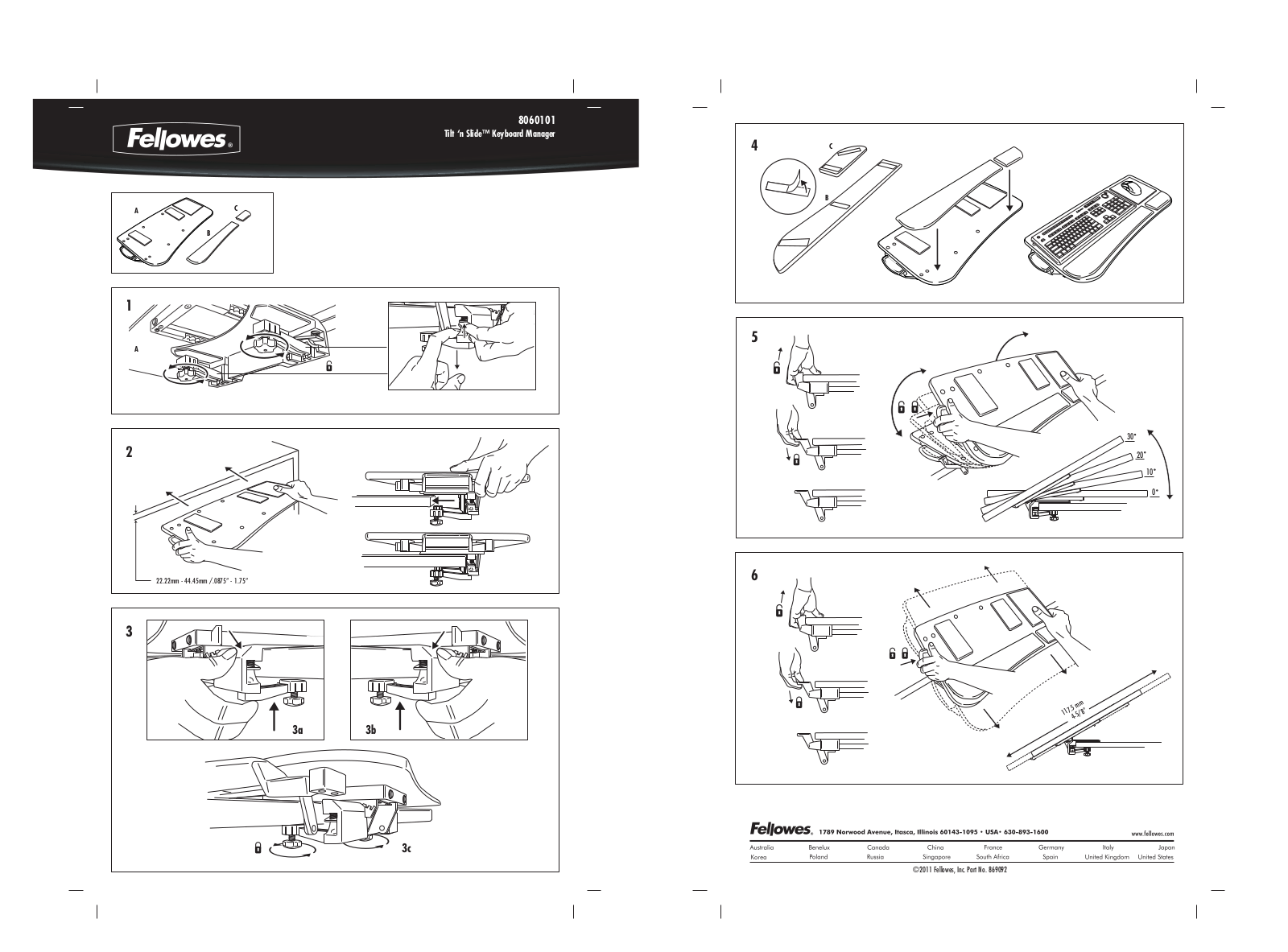 Fellowes 8060101 User Manual