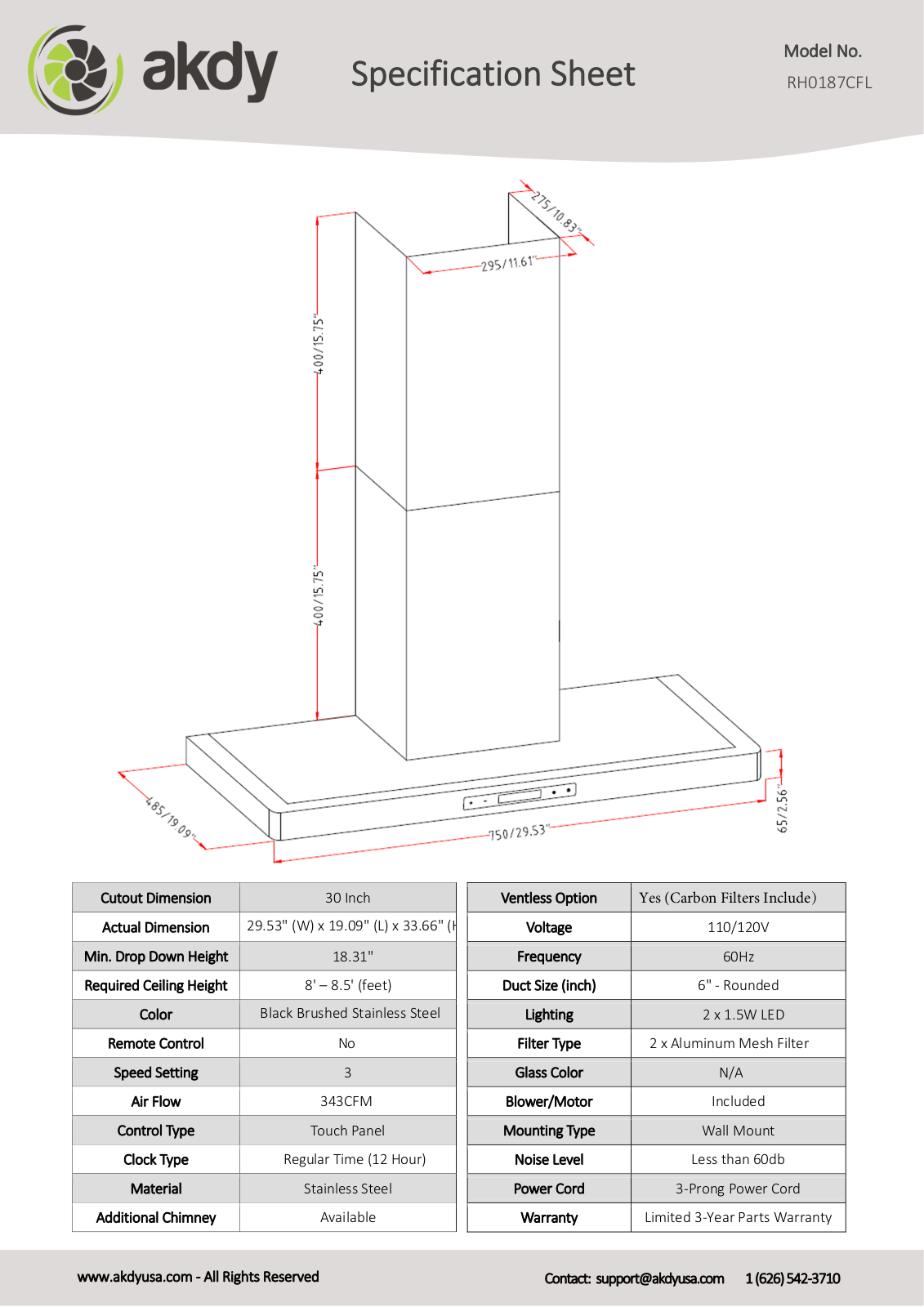 AKDY BBDU1504 Specifications - ManualMachine.com
