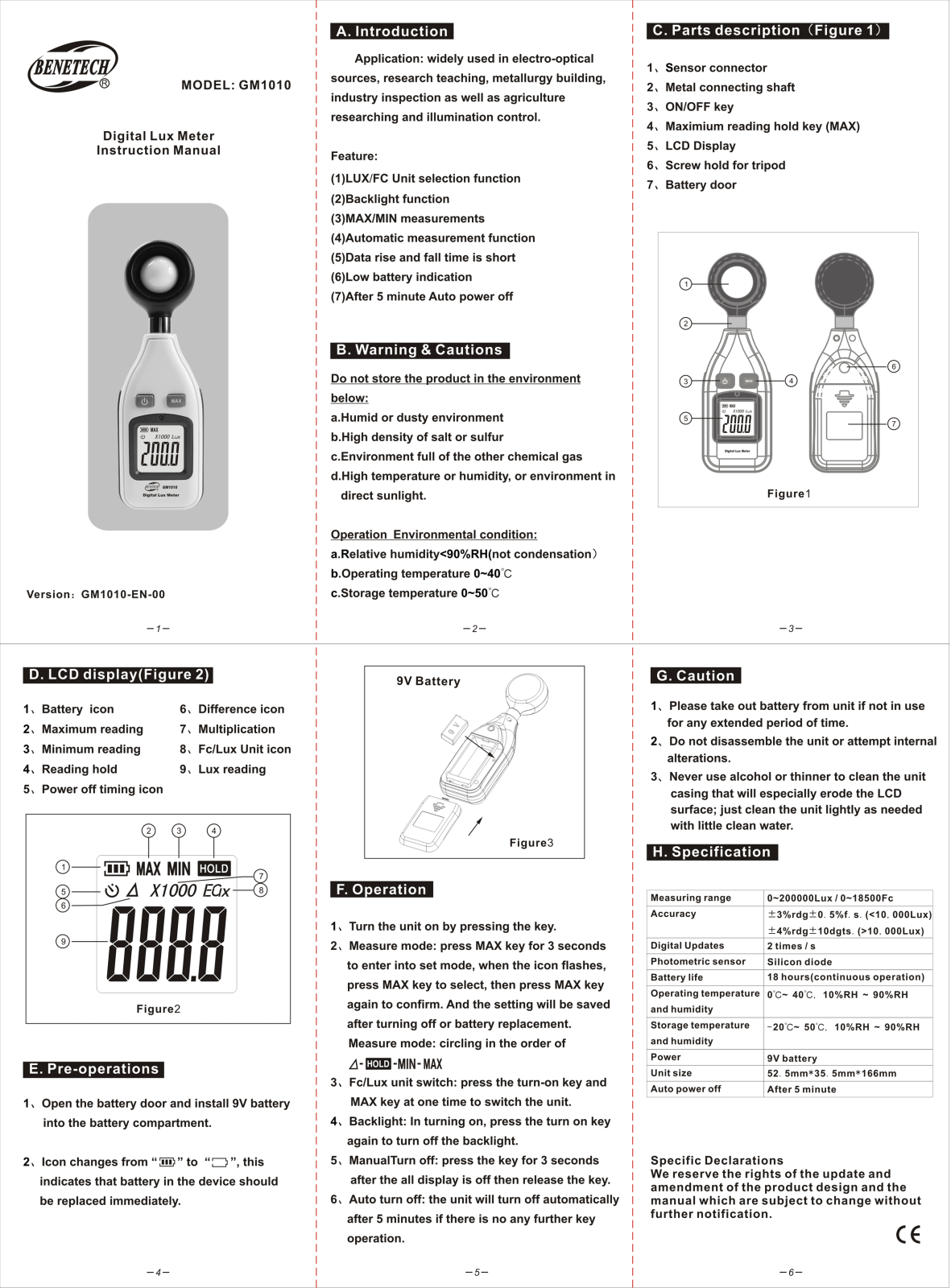 BENETECH GM1010 User guide - ManualMachine.com