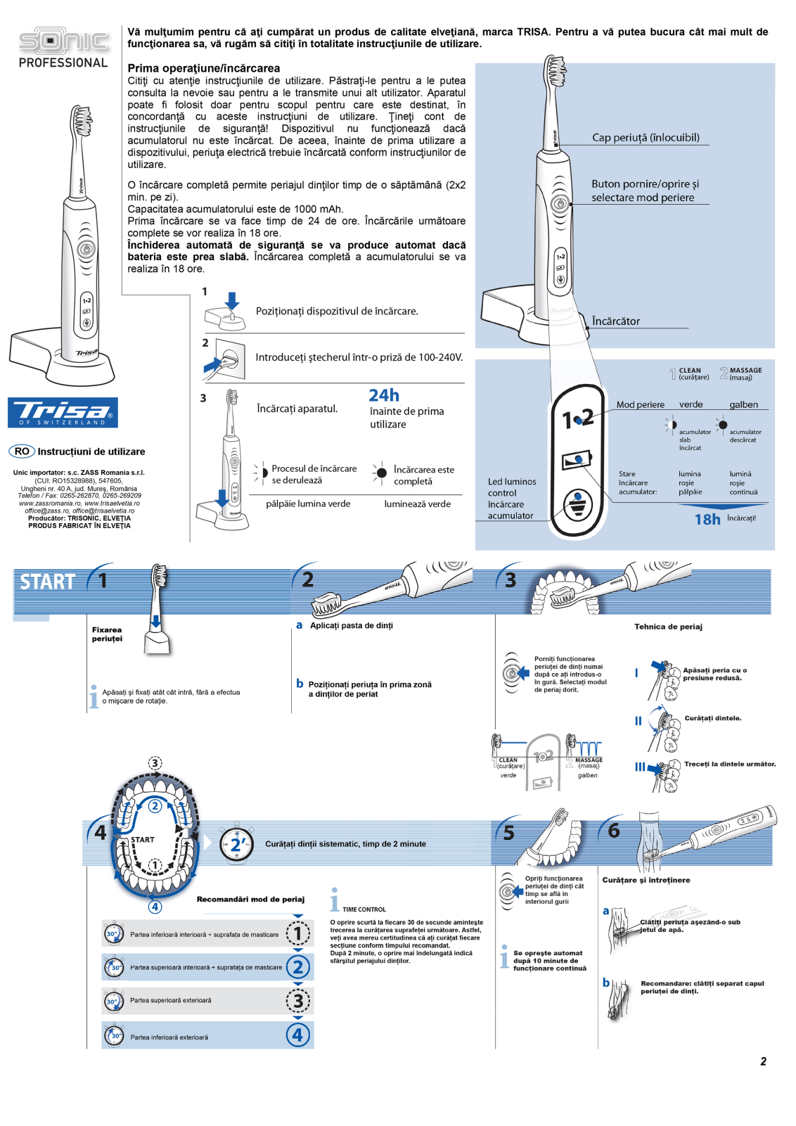 Trisa Sonic Professional User guide - ManualMachine.com