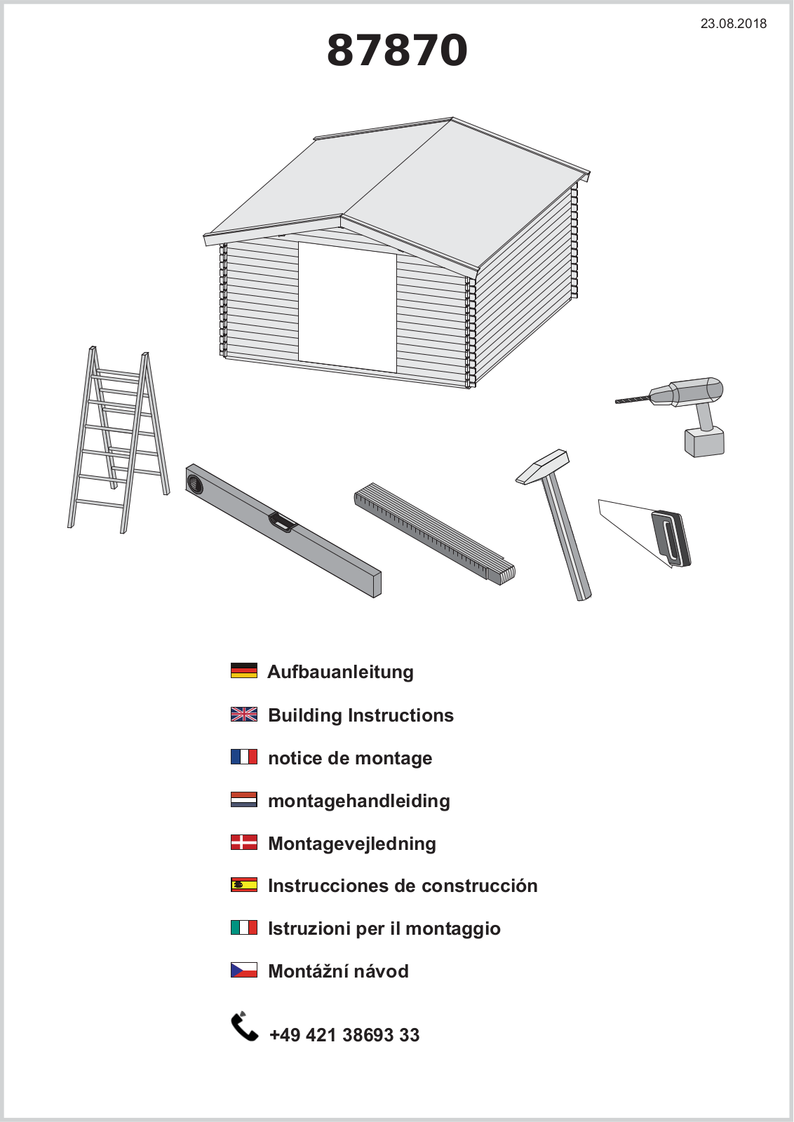 Karibu 87870 Assembly instructions