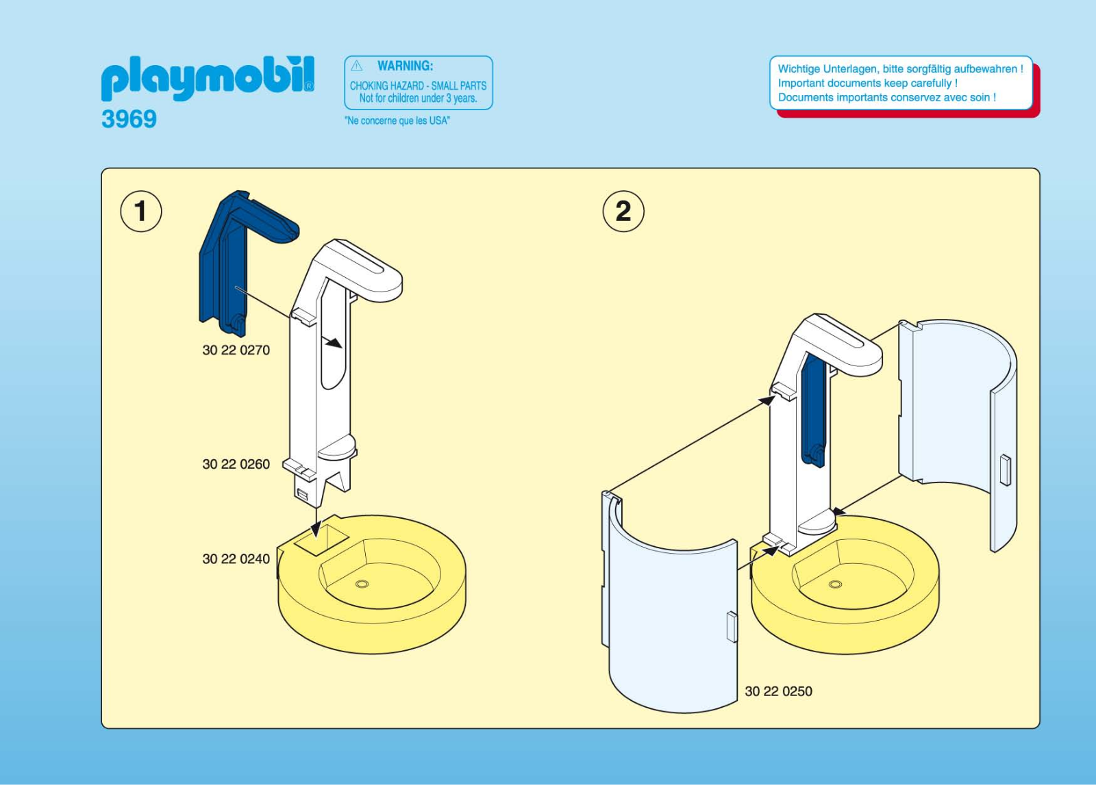 Playmobil 3969 Instructions