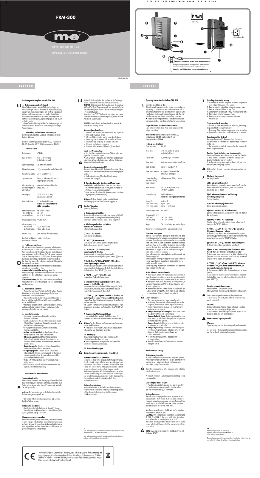 m-e FRM 300 User guide