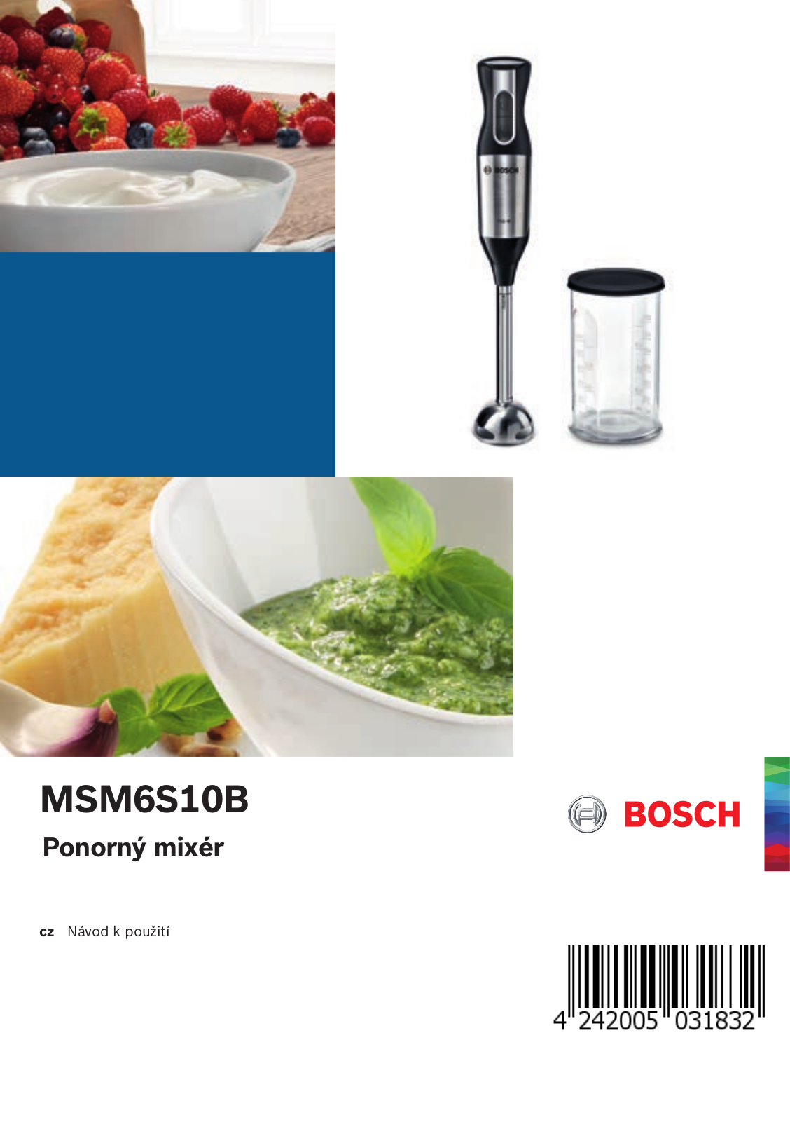 Bosch MSM6S10B User Manual