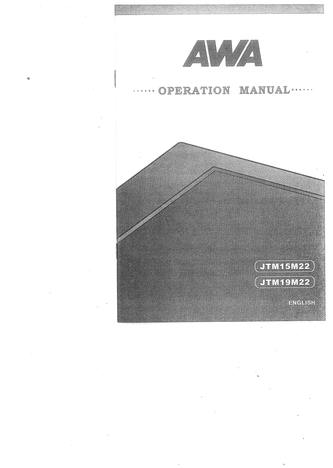 AWA JTM19M22, JTM15M22 User's Manual