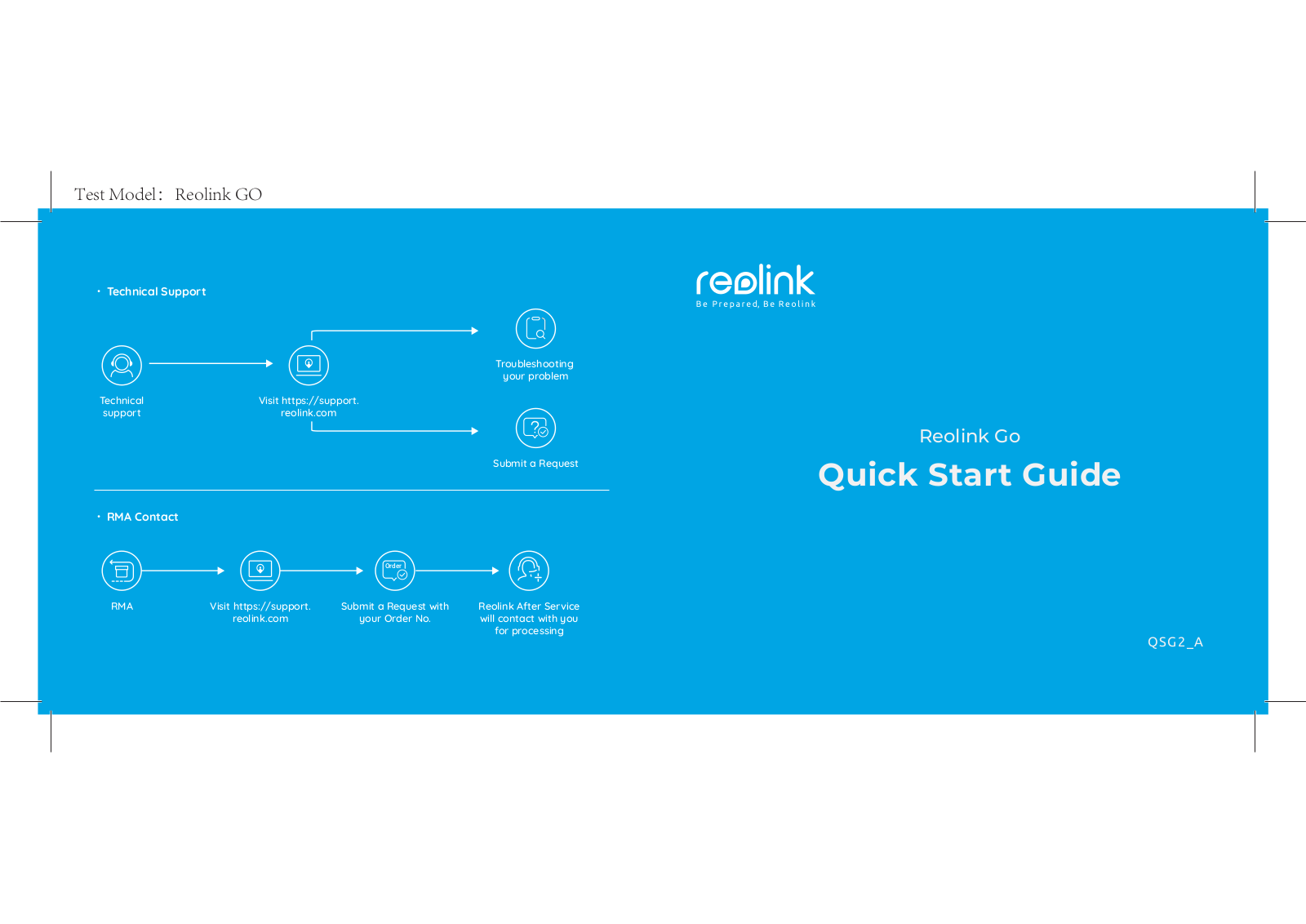 Reo link Digital Technology REOLINKGO User Manual