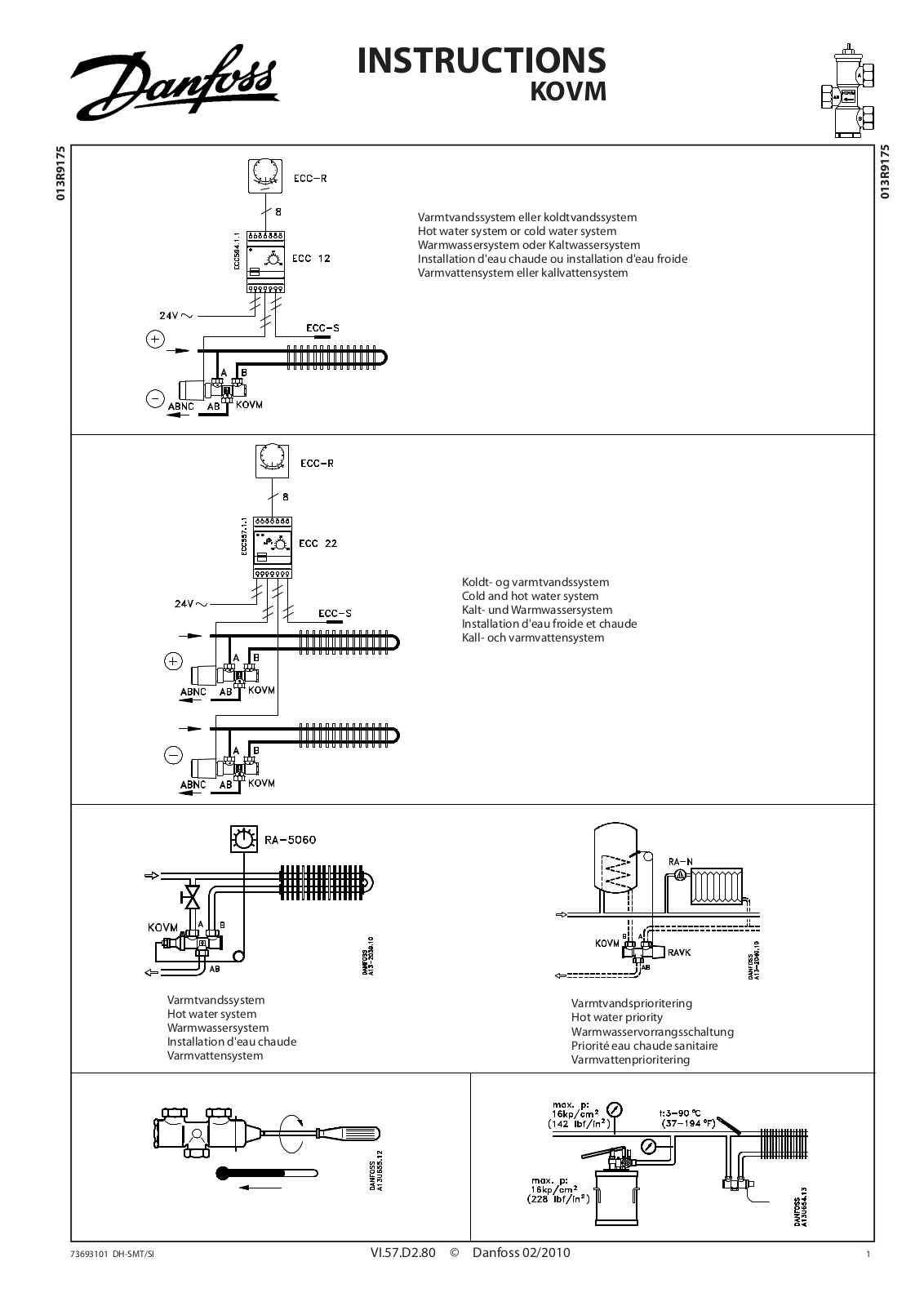 Danfoss KOVM Operating guide