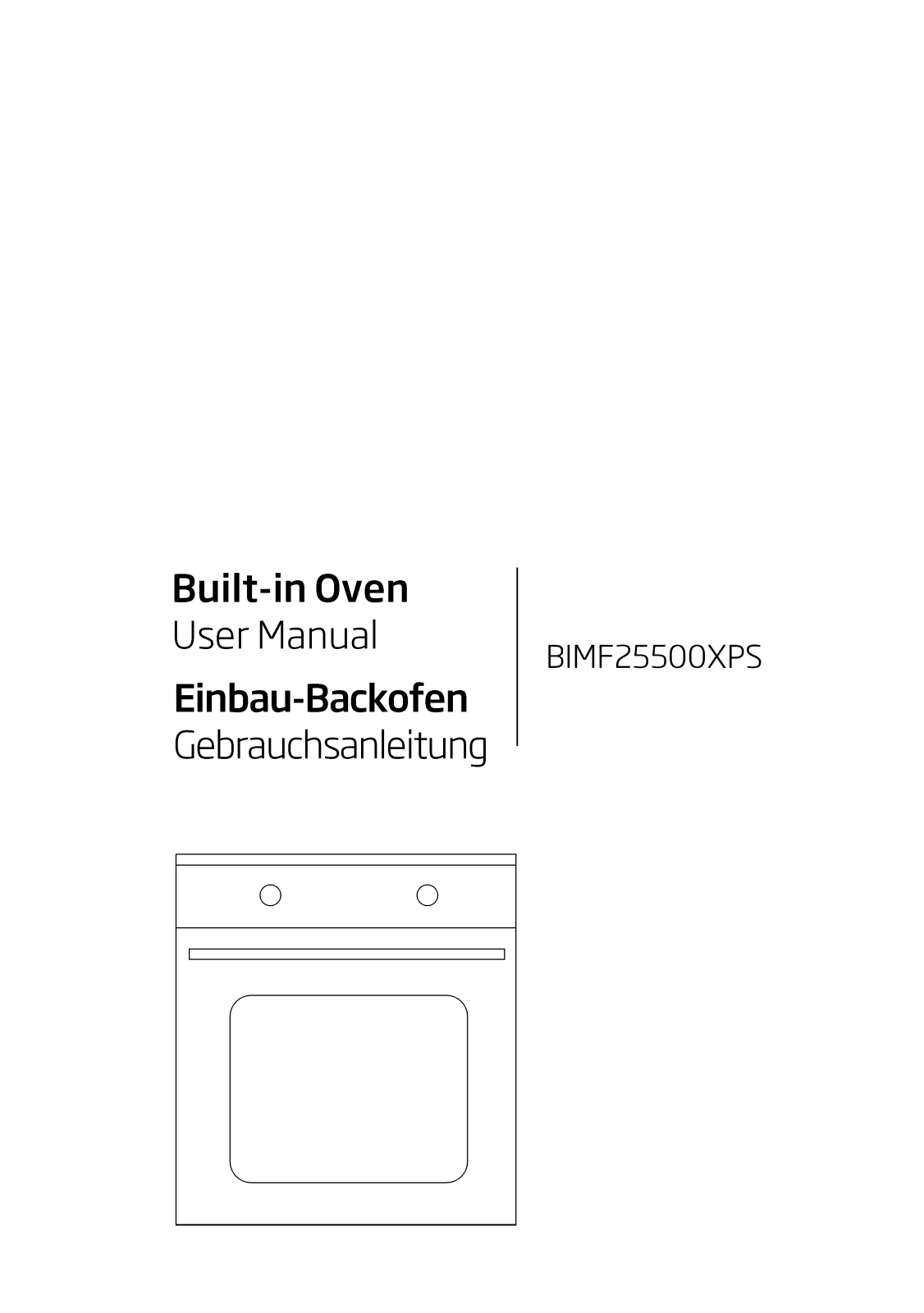 Beko BIMF25500XPS User manual