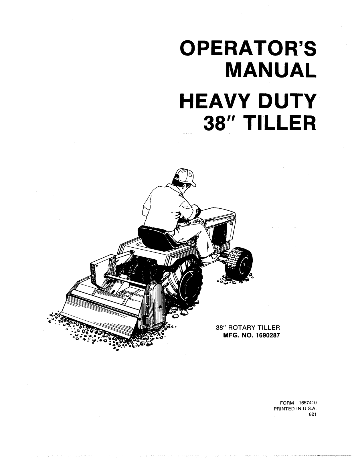 Snapper 1690287 User Manual