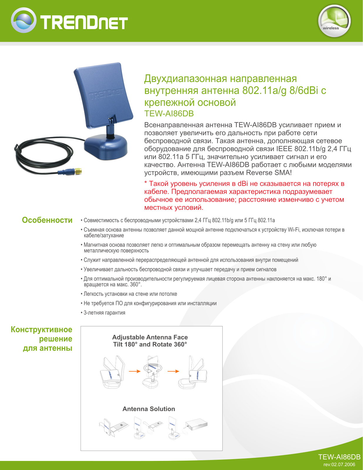 Trendnet TEW-AI86DB User Manual