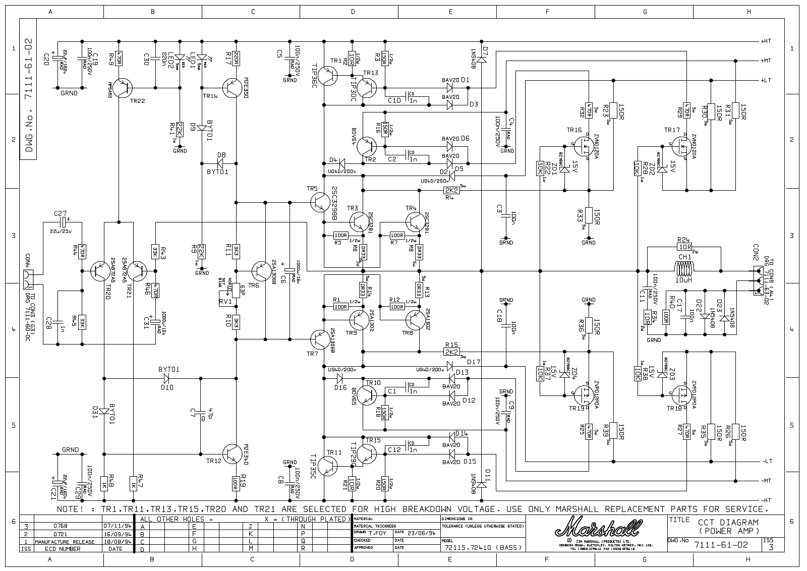 Marshall 7111-61-02 Schematic