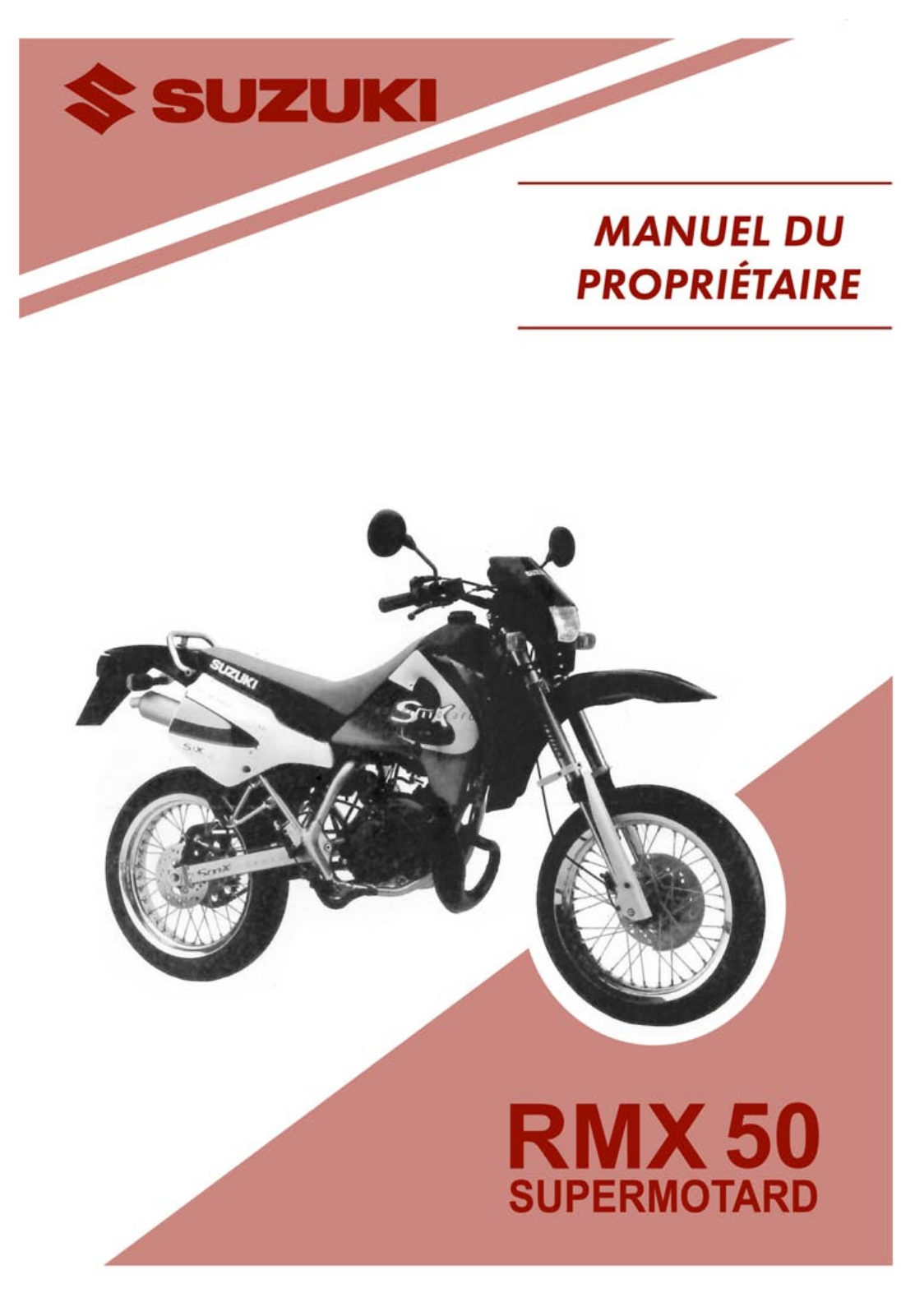 SUZUKI SMX50 User Manual