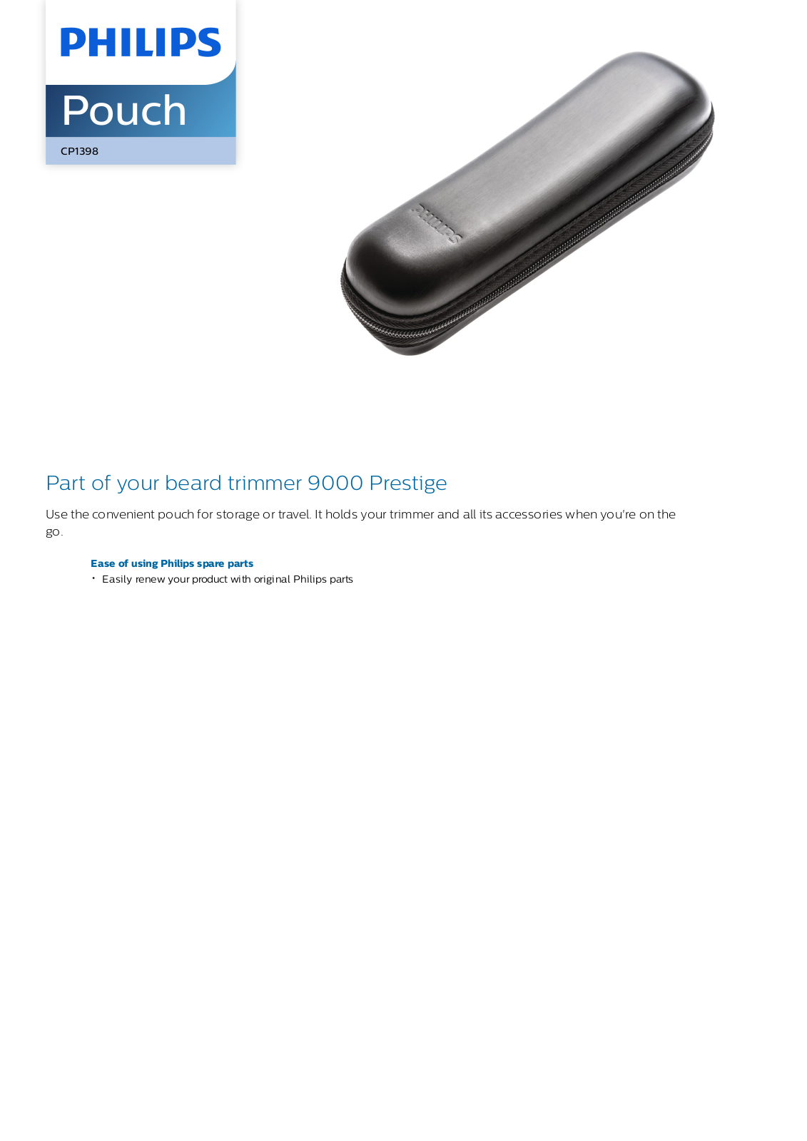 Philips CP1398/01 leaflet - ManualMachine.com