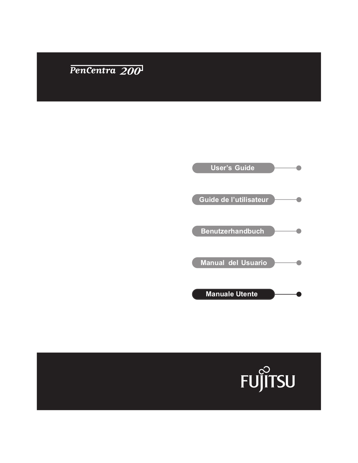 Fujitsu PenCentra 200 User Guide