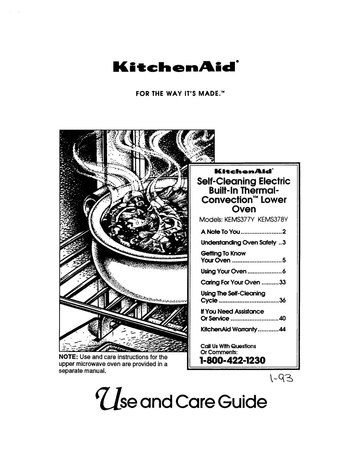 KitchenAid KEMS378Y, KEMS377Y User Manual