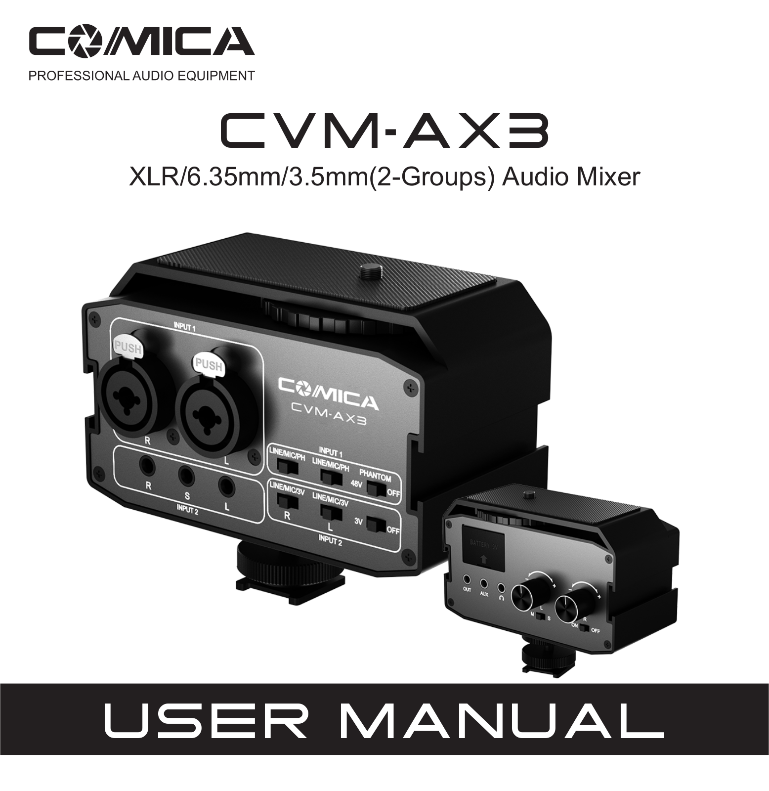 Comica CVM-AX3 User Manual