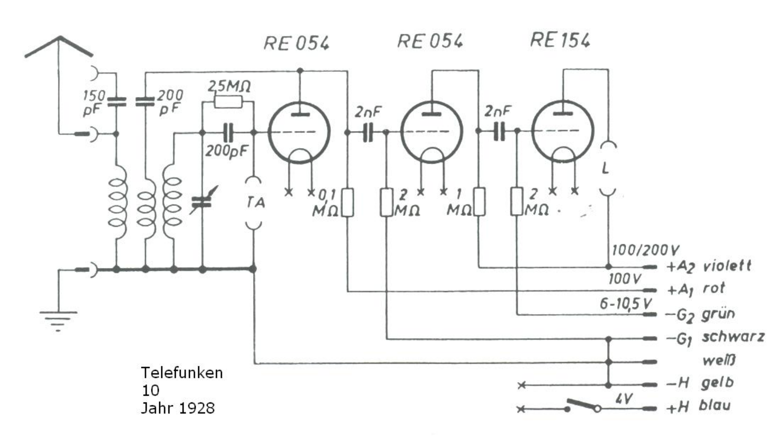 Telefunken 10 Schematic